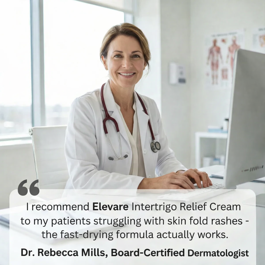 Sweat Rash Intertrigo Intertrigo Relief Cream treats 99% of skin fold rashes from the first ...