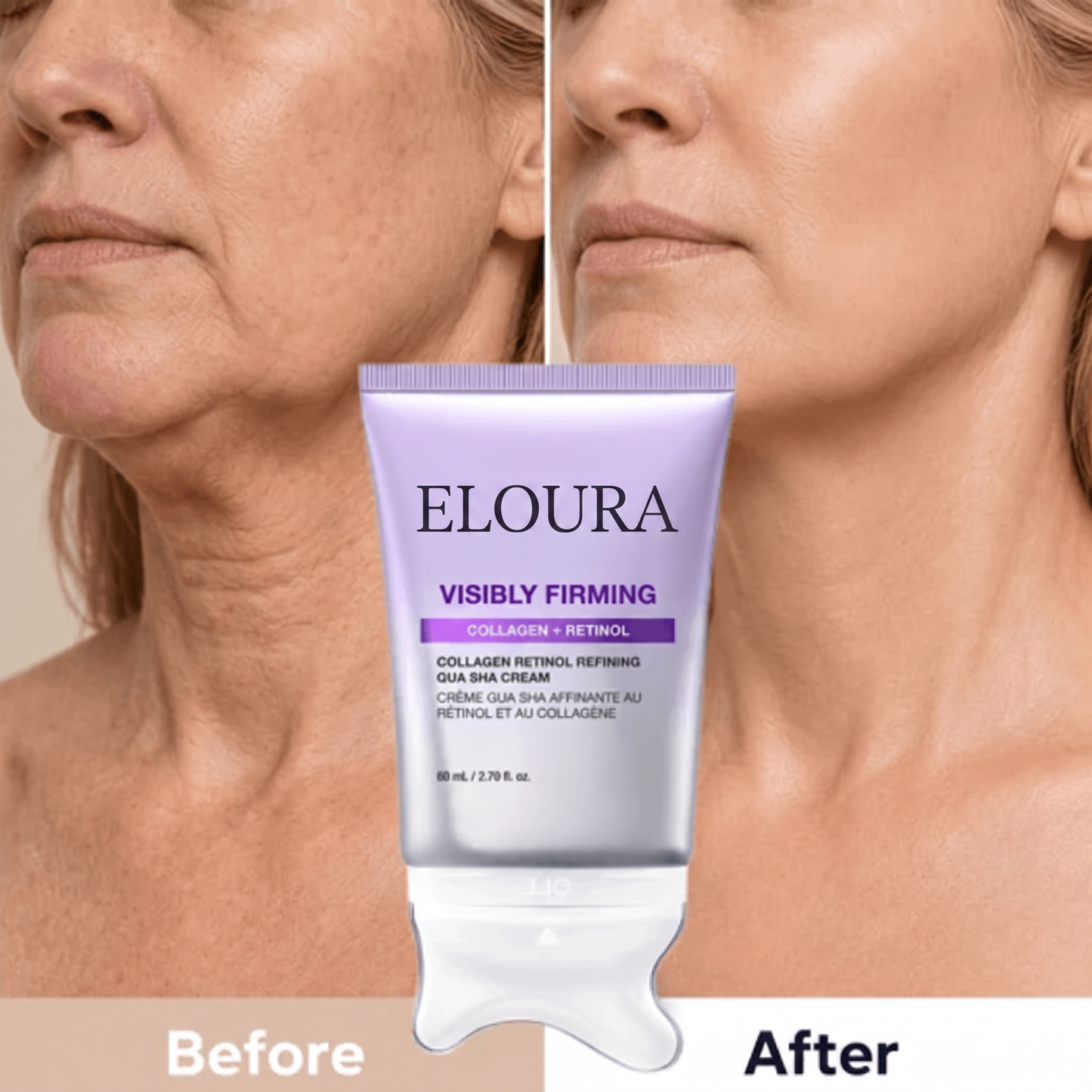 Eloura Korean Collagen Retinol GuaSha Lifting Cream