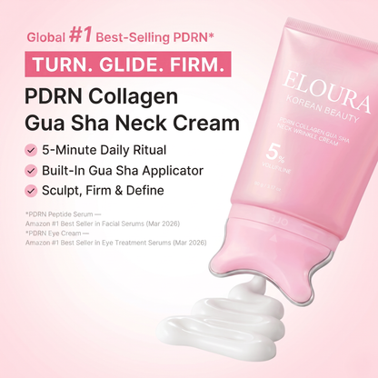 Eloura Korean PDRN Collagen Gua Sha Neck Wrinkle Cream